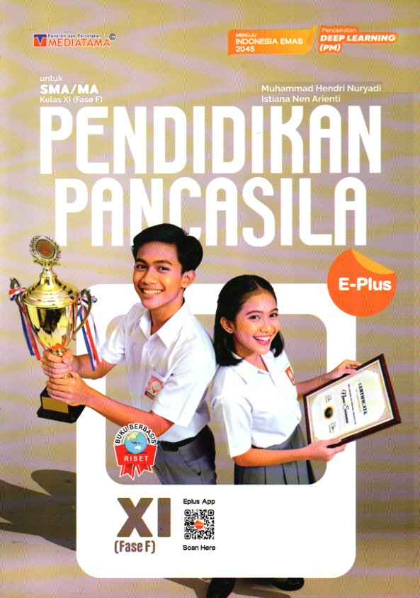 Pendidikan Pancasila Fase F untuk SMA/MA Kelas XI
